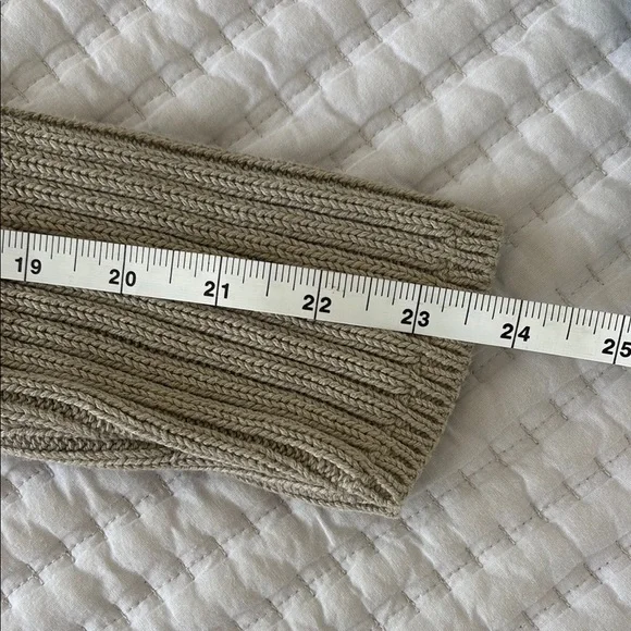 Y2K Vintage GAP Tan Cable Knit Pullover Sweater 100% cotton - Picture 6 of 8